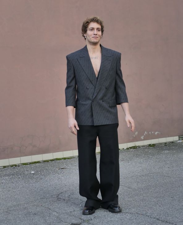 Street style muška moda Tjedan mode Milano 2024