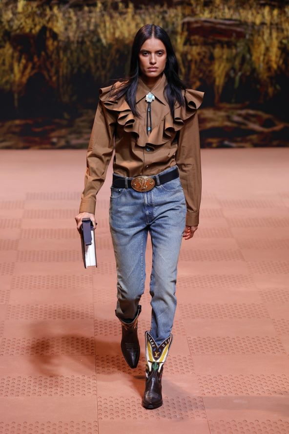 Louis Vuitton muška kolekcija jesen 2024 inspiracija za žene