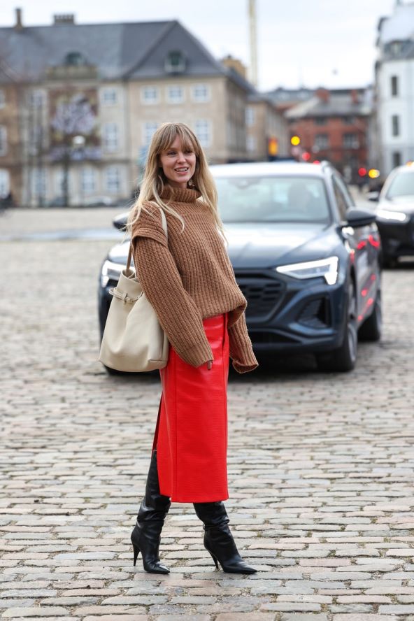 Street style Kopenhagen kako nositi midi i maksi suknju