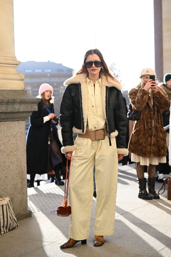 Crno bijele modne ideje street style
