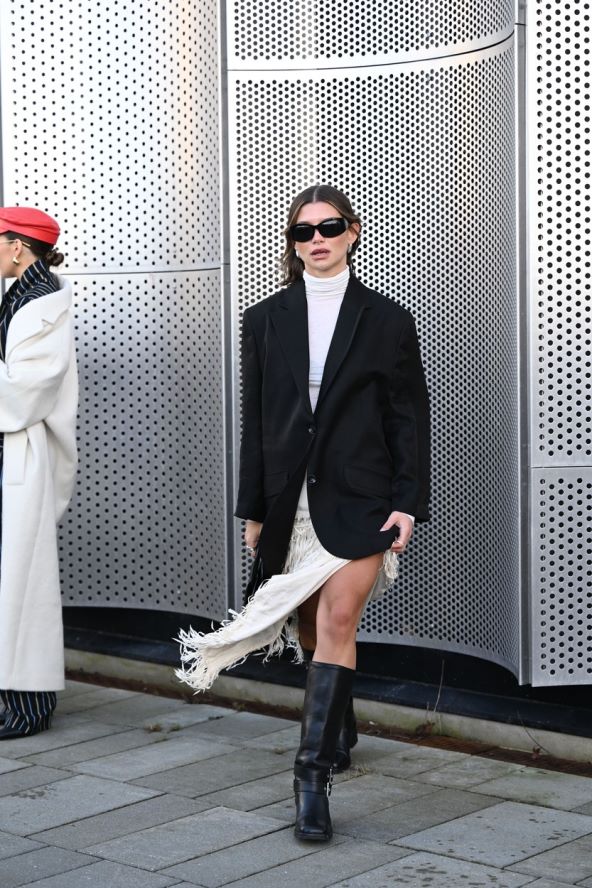 Crno bijele modne ideje street style