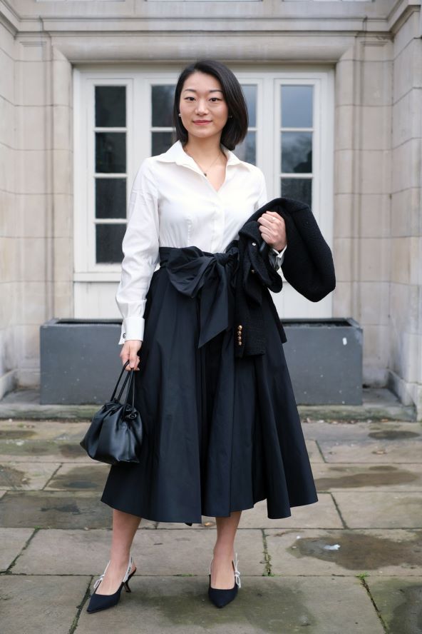 Street style modna inspiracija Tjedan mode u Londonu