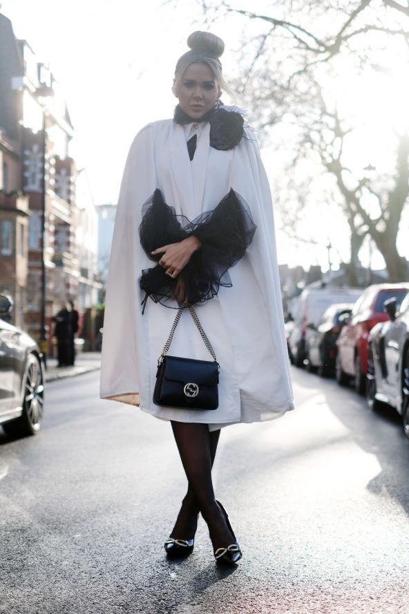 Street style modna inspiracija Tjedan mode u Londonu