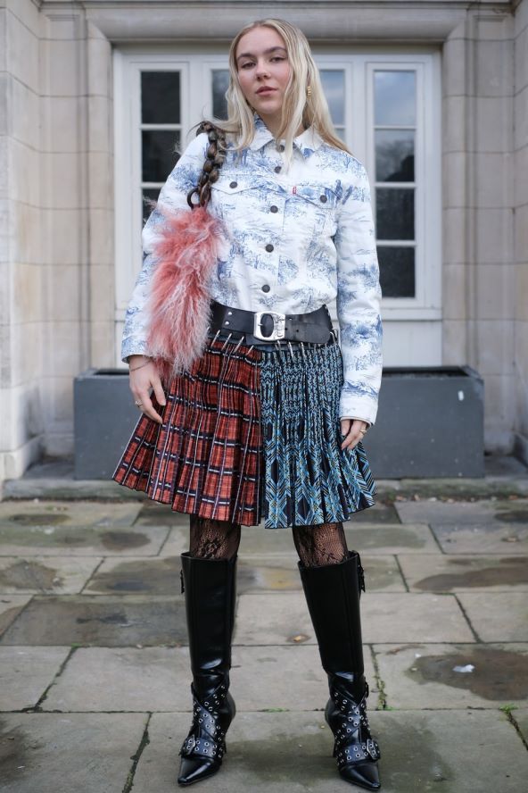 Street style modna inspiracija Tjedan mode u Londonu