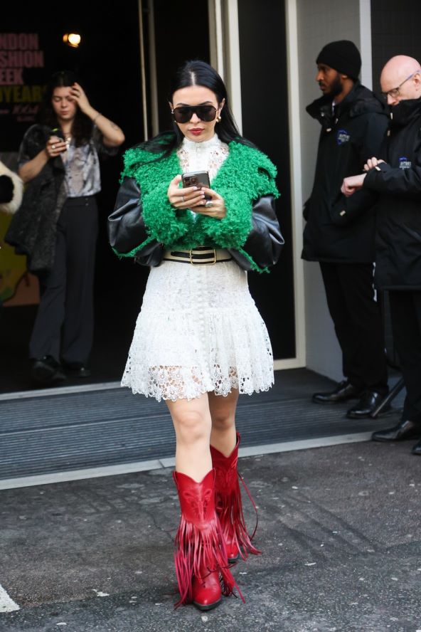 Street style modna inspiracija Tjedan mode u Londonu