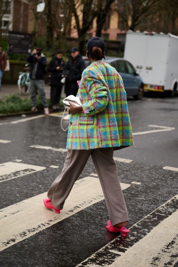 Street style modna inspiracija Tjedan mode u Londonu