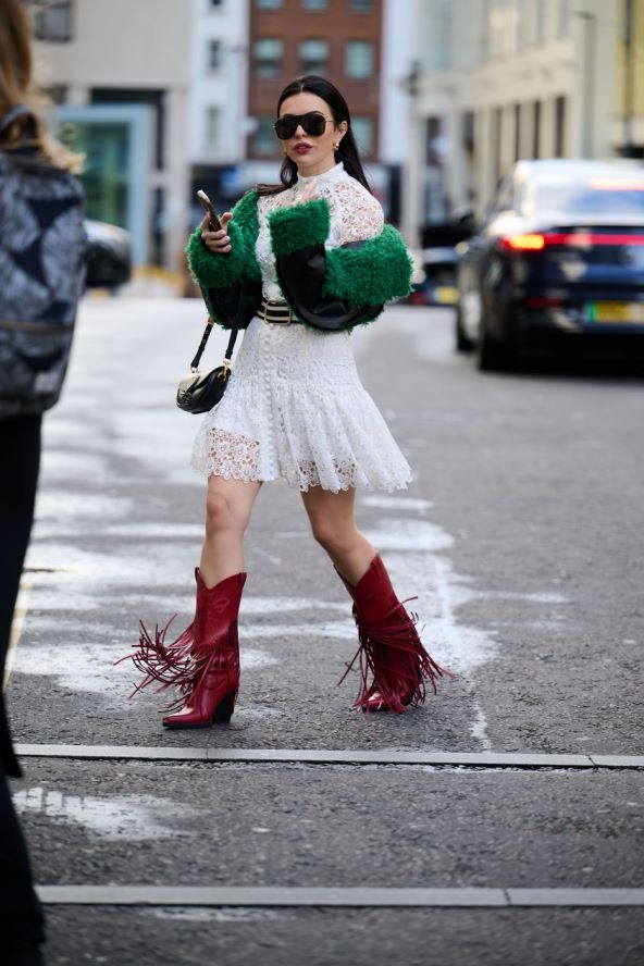 Street style modna inspiracija Tjedan mode u Londonu
