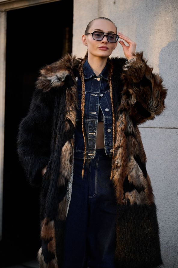 Street style modna inspiracija Tjedan mode u Londonu