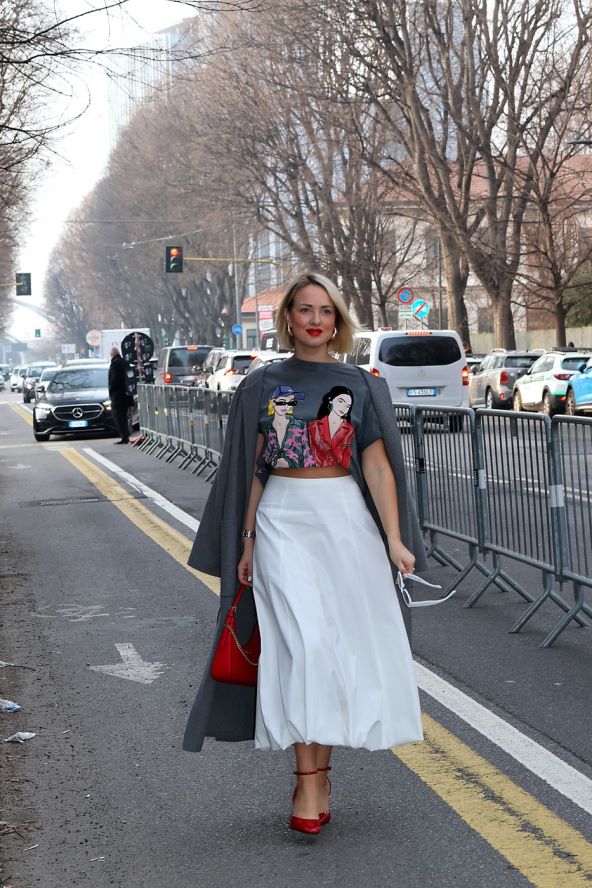 Street style inspiracija Tjedan mode Milano