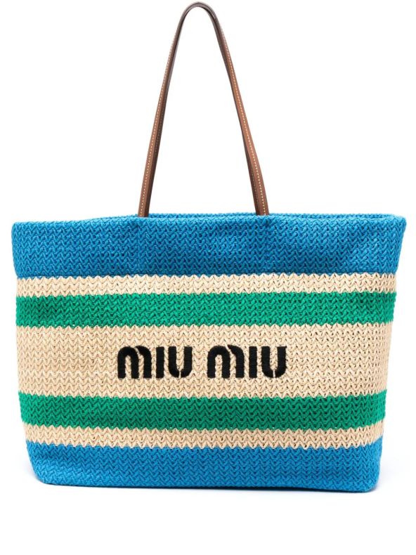 Miu Miu pletena torba