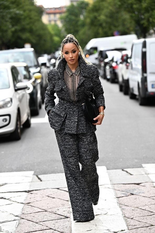 Siva boja street style jesen 2024
