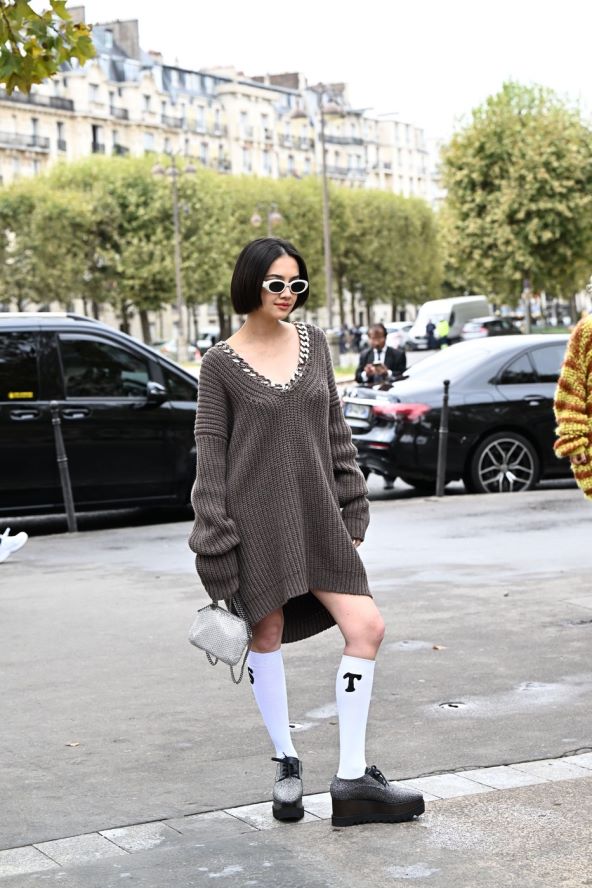 Street style inspiracija kako nositi pletene odjevne komade