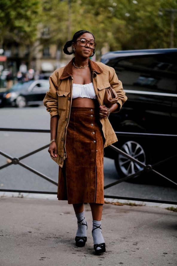Street style ideje kako nositi smeđu boju