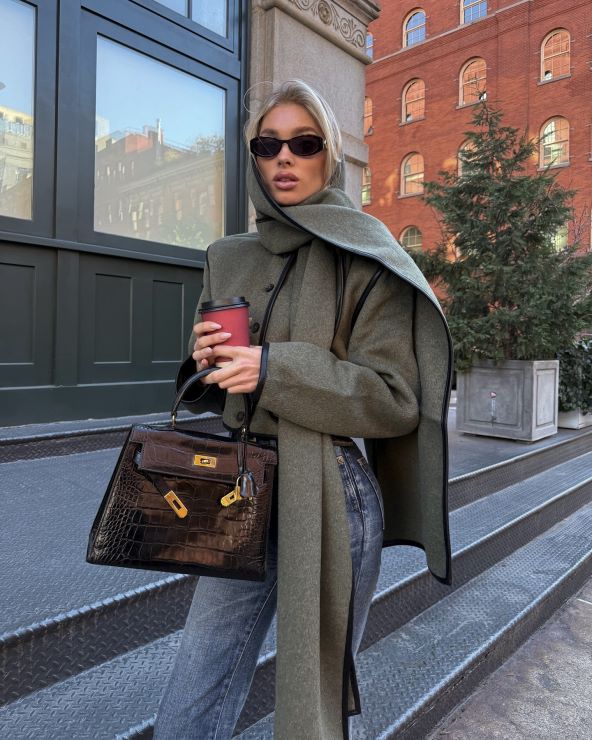 Elsa Hosk zimska modna inspiracija