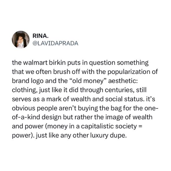 Viralna kopija Birkin torbe iz Walmarta