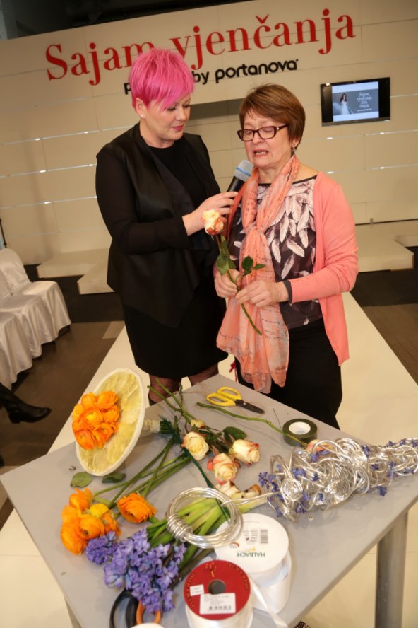 Glumica Sandra Lončarić Tankosić zablistala na Sajmu vjenčanja u Osijeku