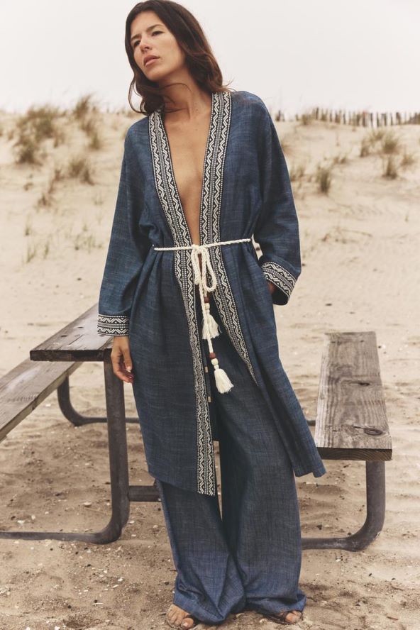 Zara boho komplet za proljeće i ljeto 2025