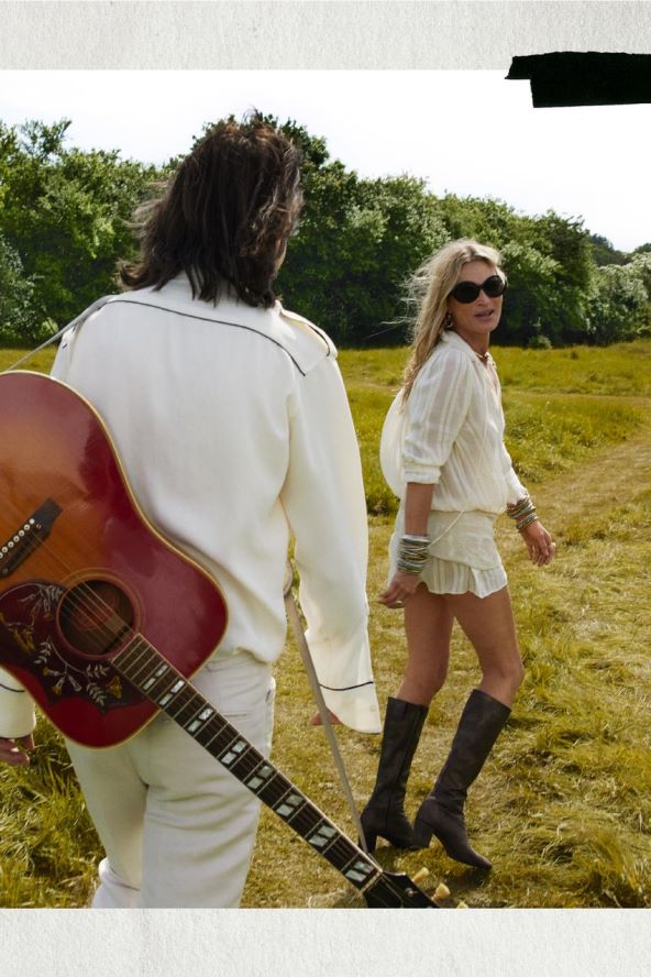 Kate Moss i Bobby Gillespie u Zara festivalskoj kolekciji
