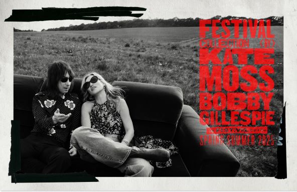 Kate Moss i Bobby Gillespie u Zara festivalskoj kolekciji