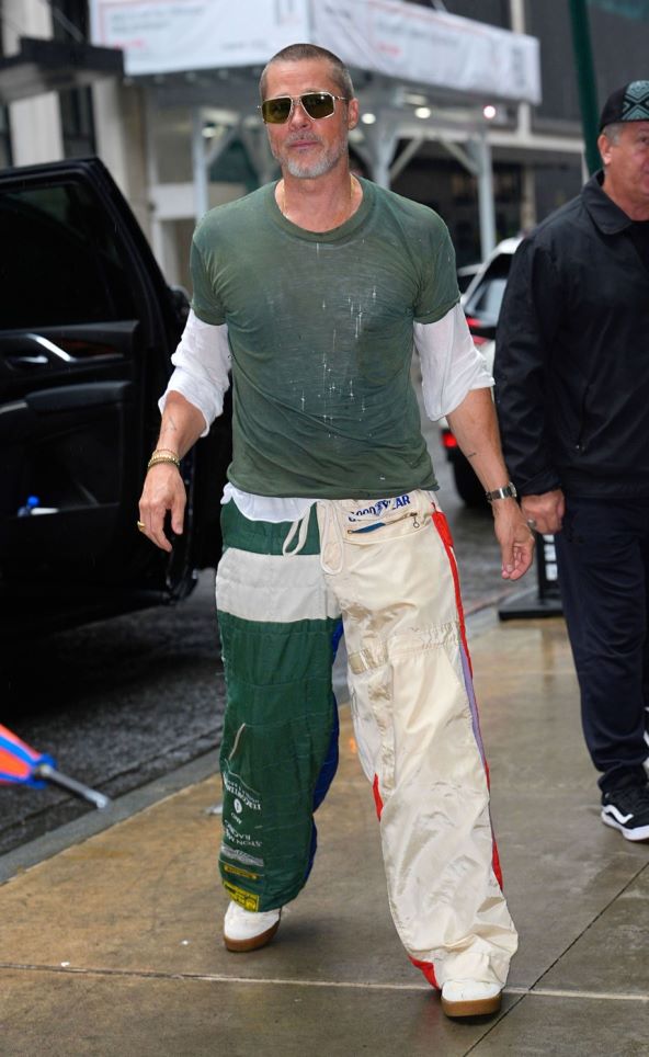 Brad Pitt street style