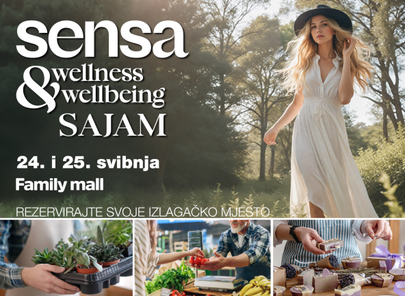 Poziv izlagačima i poslovnim partnerima za Sensa wellness i wellbeing sajam