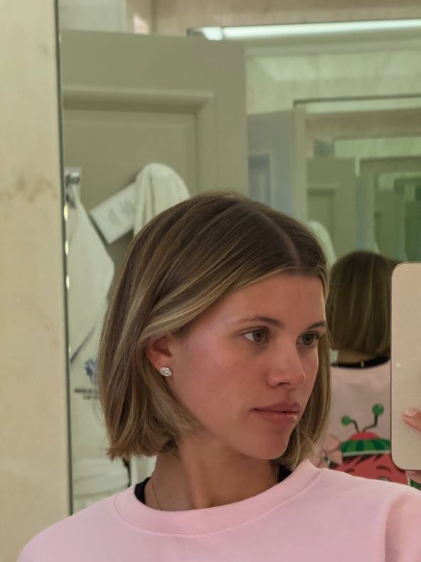 Sofia Richie Grainge bob frizura