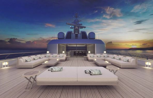 Giorgio Armani superjahta Admiral 