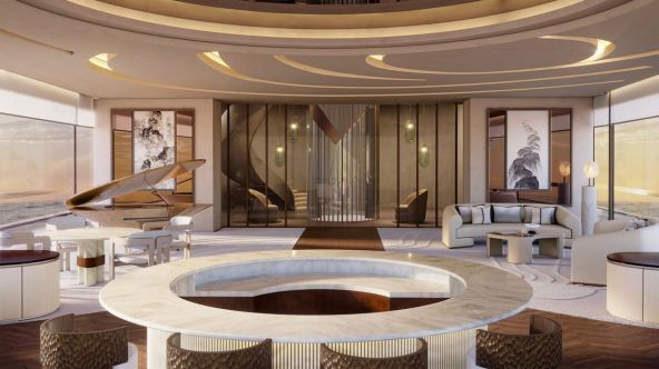 Superjahta Aeolus predstavljena na Dubai Boat Showu