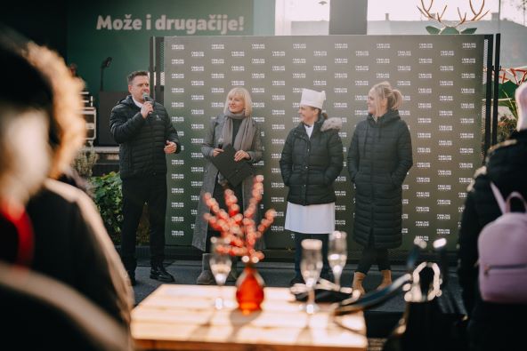 Advent na terasi Oleander hotela Esplanade