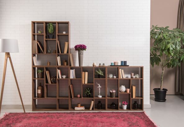 Bookshelf Wealth trend interijera za 2024