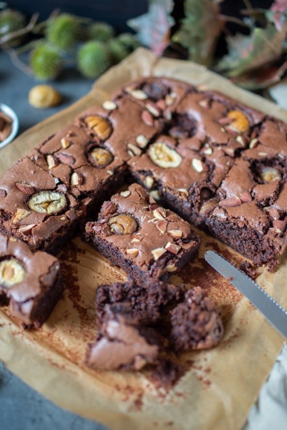 Recept za pripremu brownie kolača s kestenom