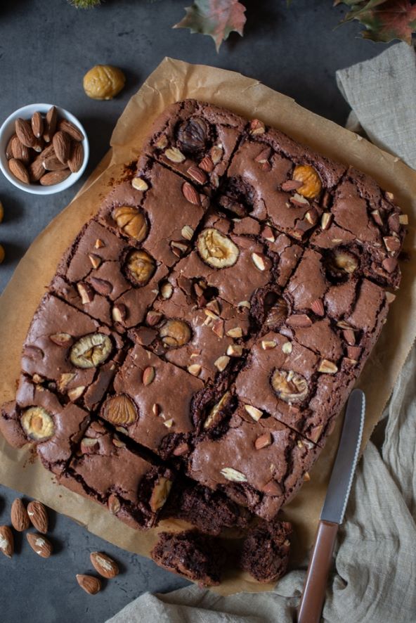 Recept za pripremu brownie kolača s kestenom