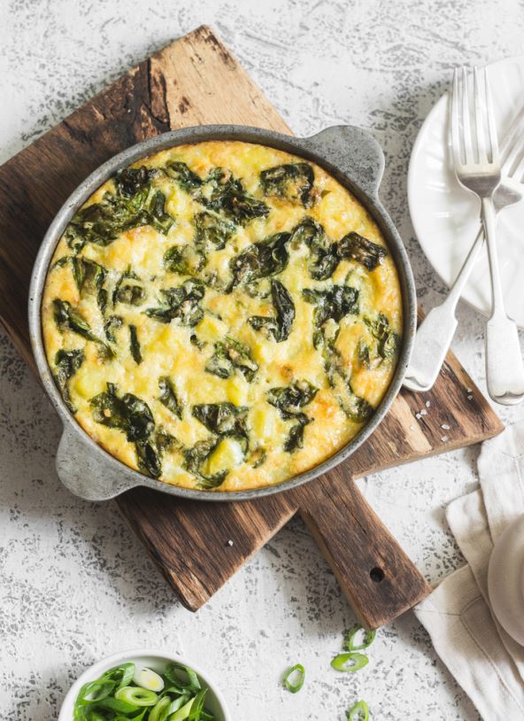 Recept za pripremu proljetne frittate s medvjeđim lukom