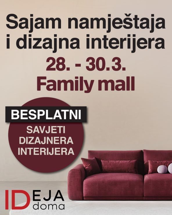 Sajam namještaja i dizajna interijera u Family mallu 