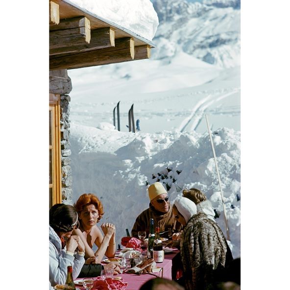 Slim Aarons vinatge fotografije s prestižnih skijališta
