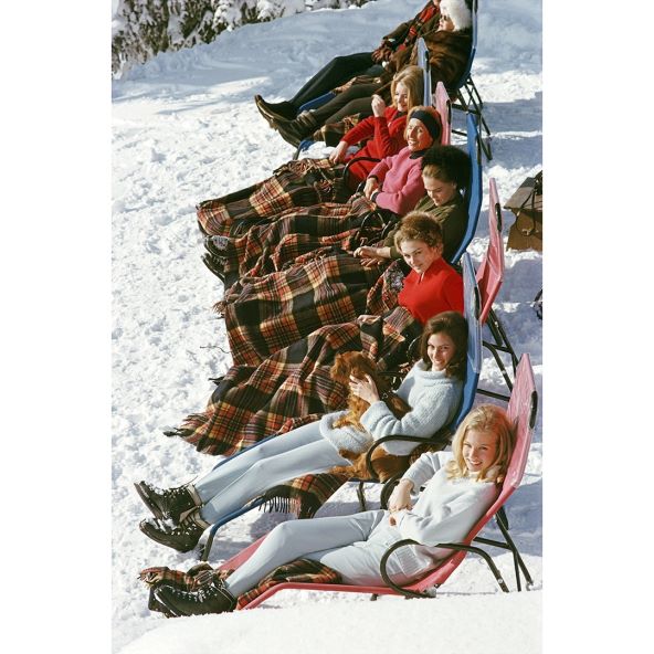 Slim Aarons vinatge fotografije s prestižnih skijališta