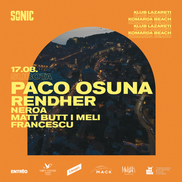 SONIC festival u Dubrovniku ljeto 2024