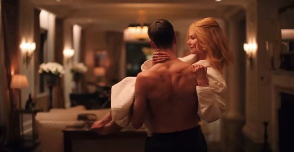 Pedro Pascal pleše na scenu iz filma Požuda