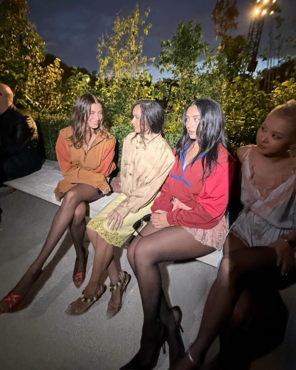 Saint Laurent SS26 front row Charli XCX