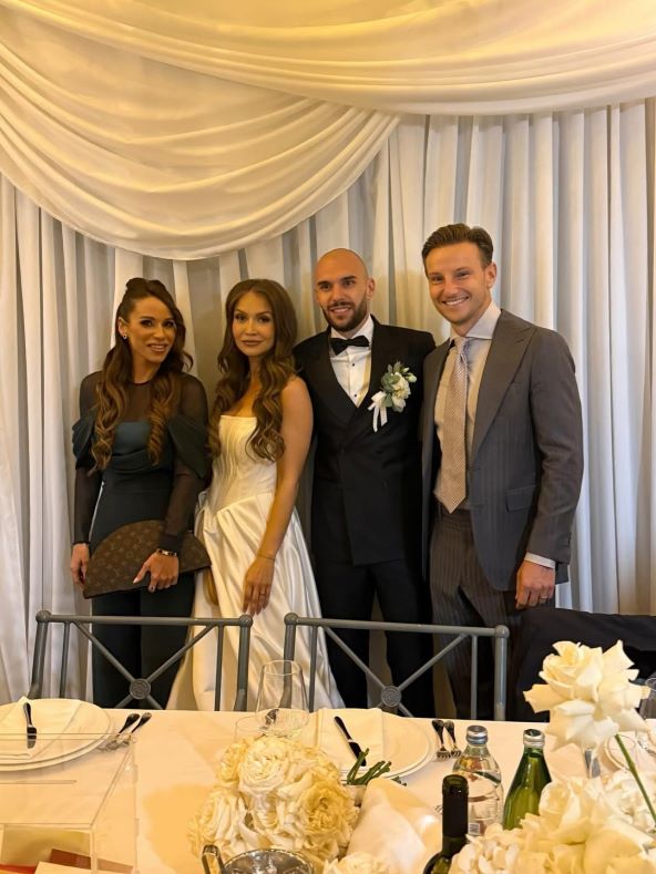 Ivan Rakitić i Raquel Mauri na vjenčanju Anthonyja Kalika