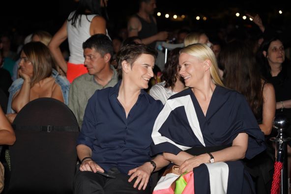 Ana Brnabić i Milica Đurđić