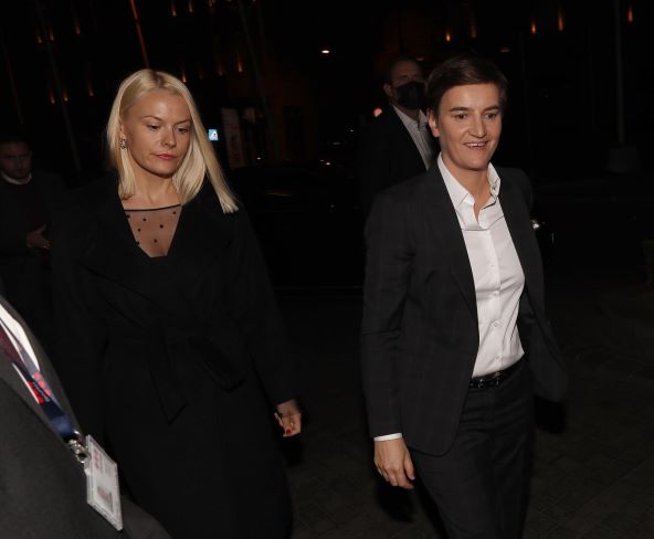 Ana Brnabić i Milica Đurđić
