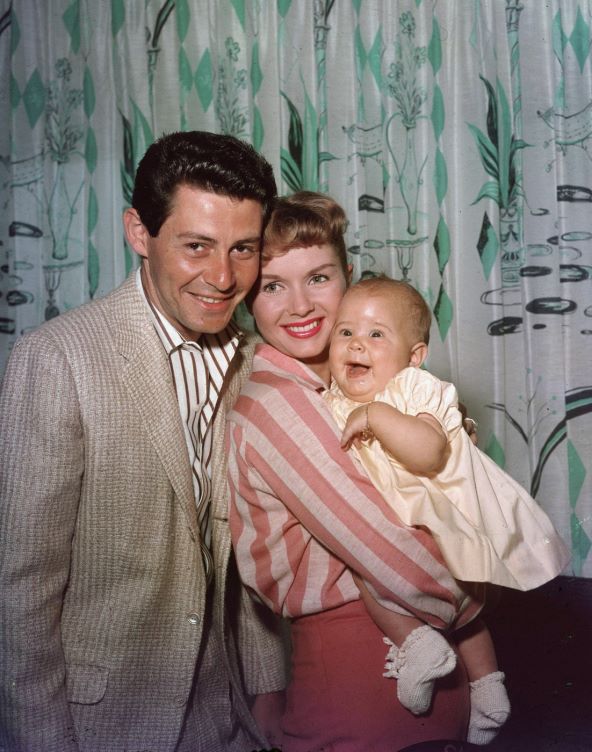 Eddie Fisher i Debbie Reynolds s kćeri Carrie Fisher