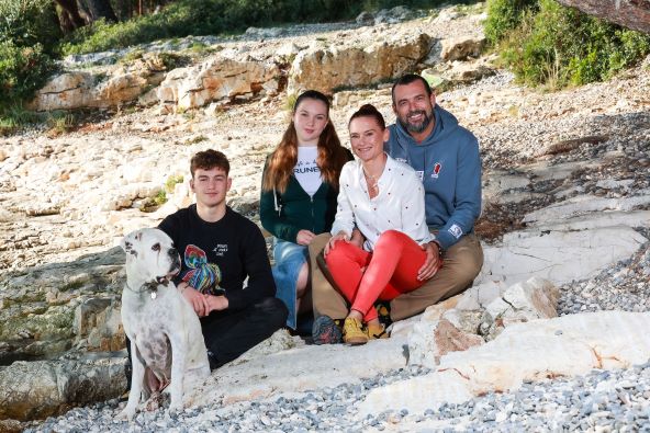 David Skoko s obitelji