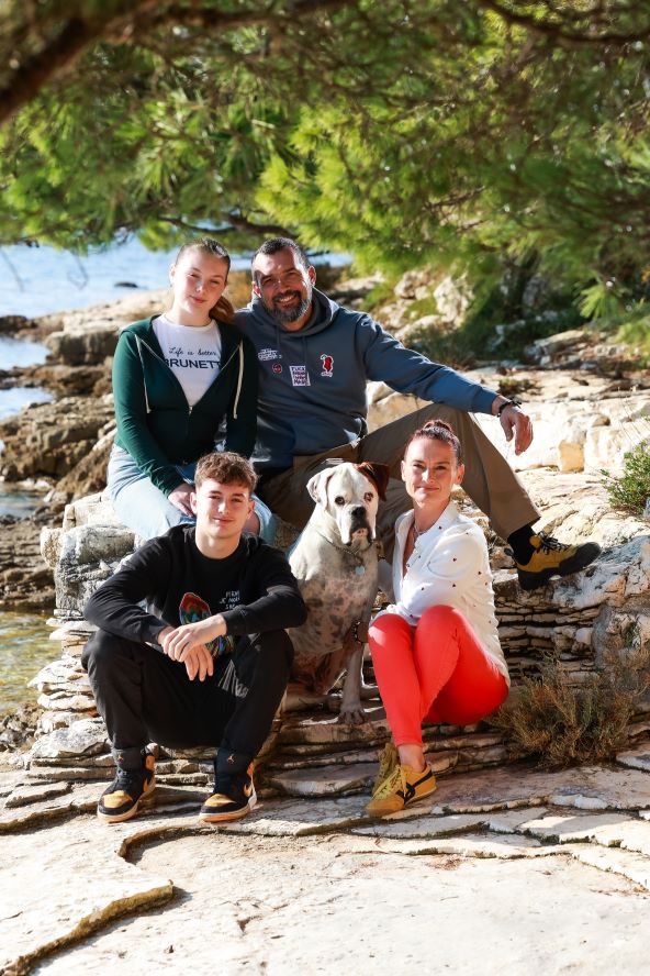 David Skoko s obitelji