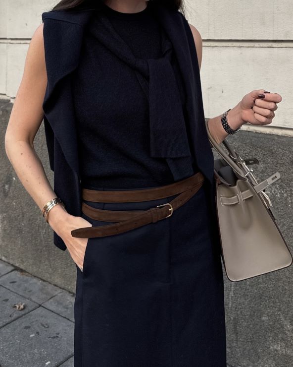 Modni trendovi jesen 2025 plavo smeđe