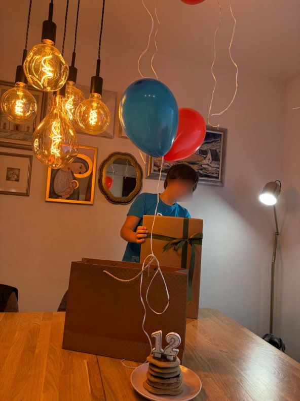 Sin Marijane Mikulić, Andrija Mikulić, proslavio 12. rođendan