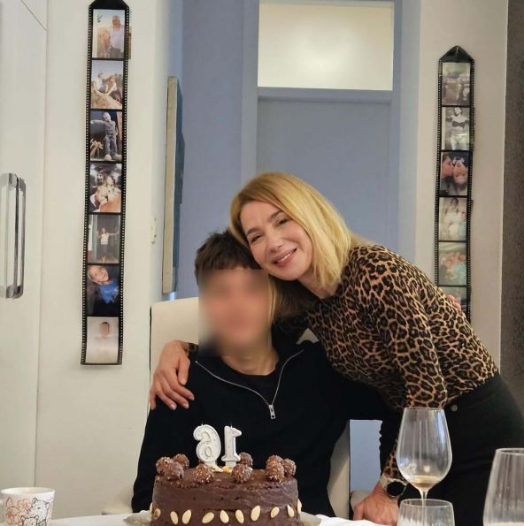 Ecija Ojdanić sa sinom