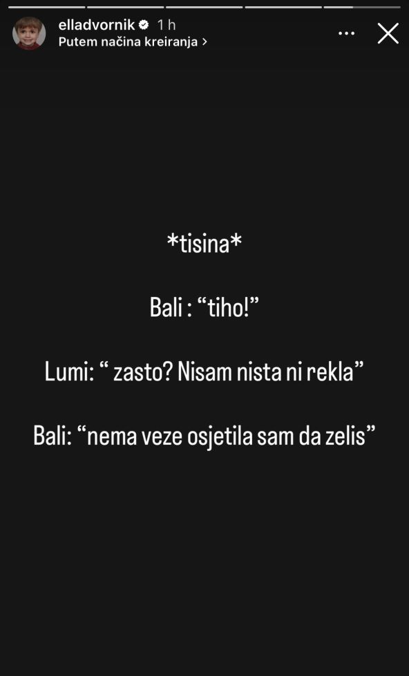 Ella Dvornik objavila razgovor svojih kćeri