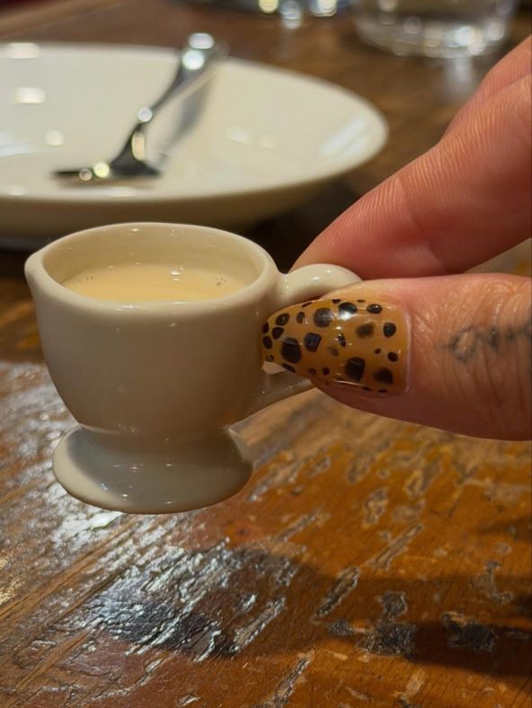 Hailey Bieber animal print